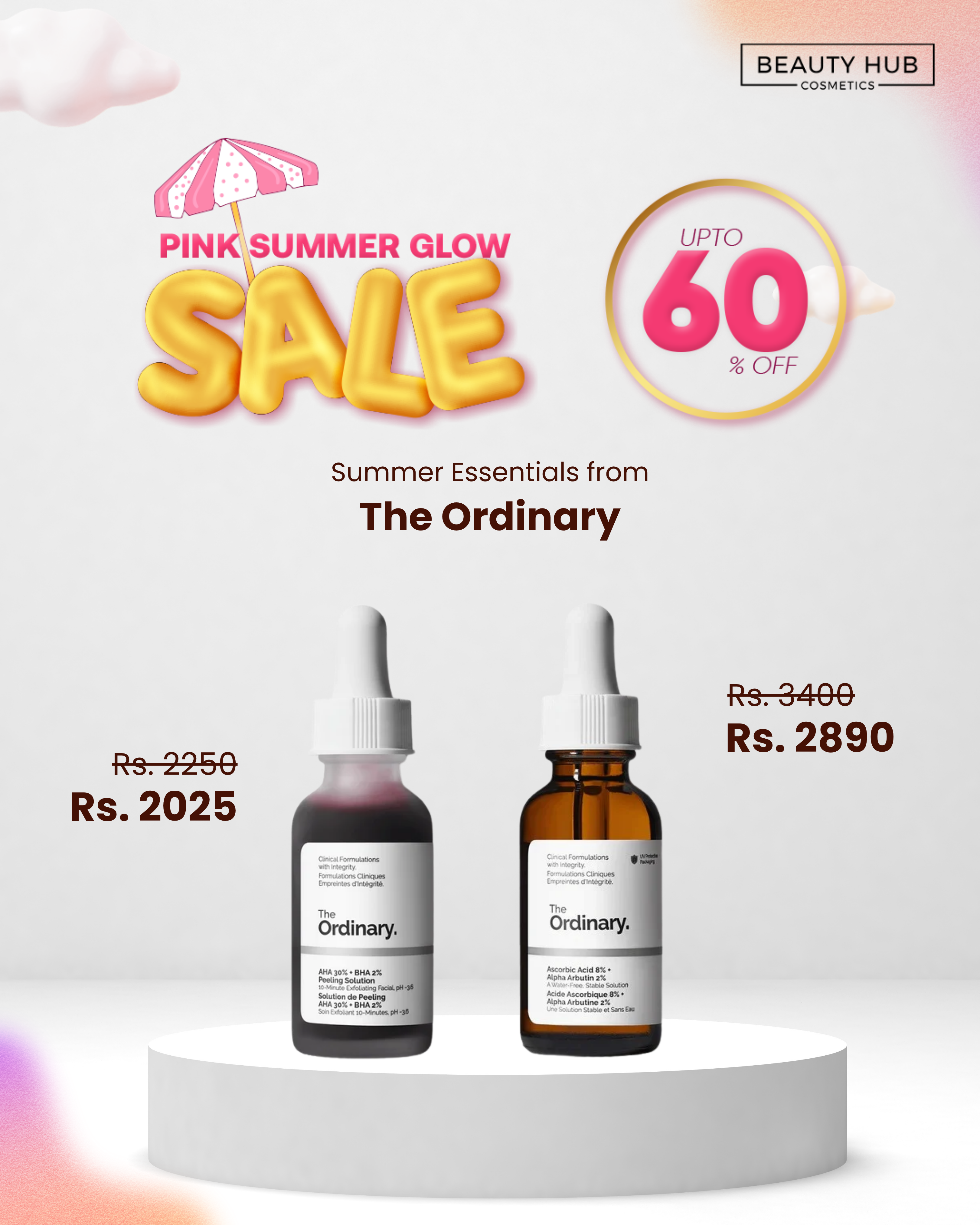 Pink glow summer sale